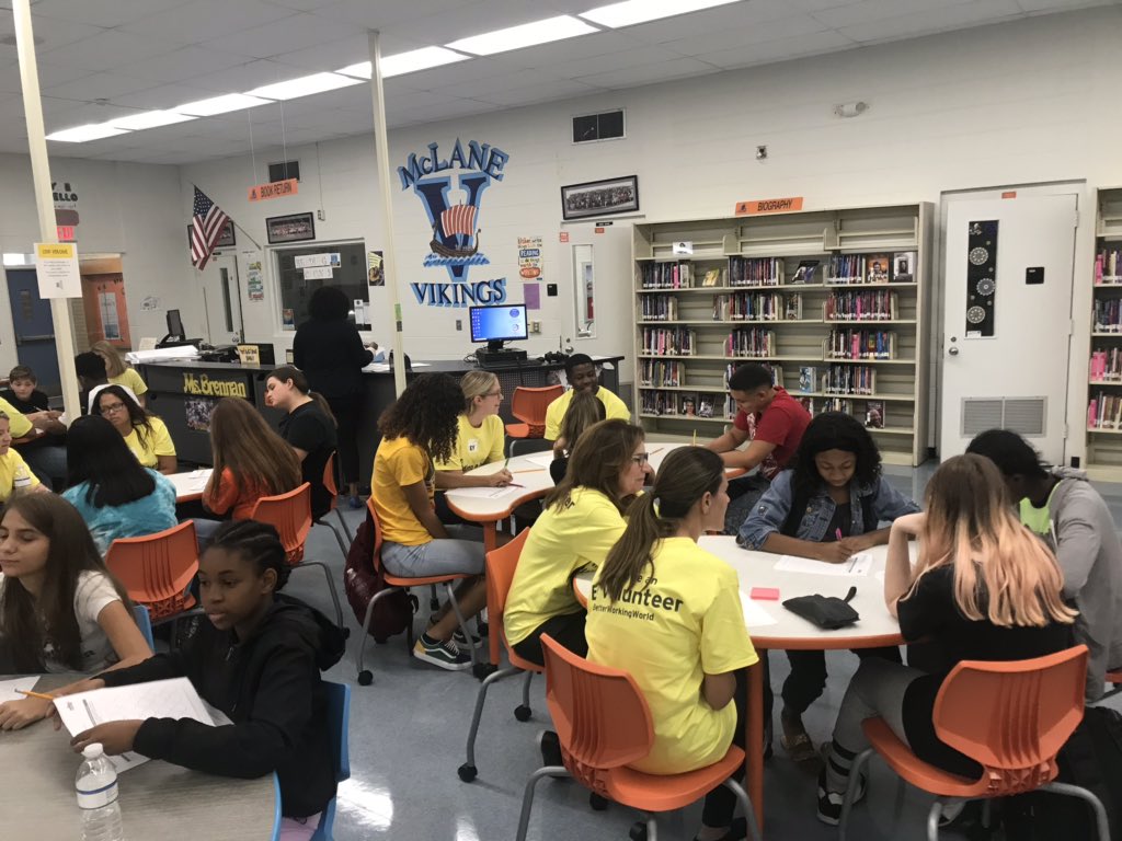 MclaneSchool's tweet photo. EY Connect Day World Series of Innovation Thank You Ernst and Young #strivingforgreatness#vikingstrong @AchievementSch @Jeff_Eakins @NFTE @EYConnectDay https://t.co/hPvDeGDfoj
