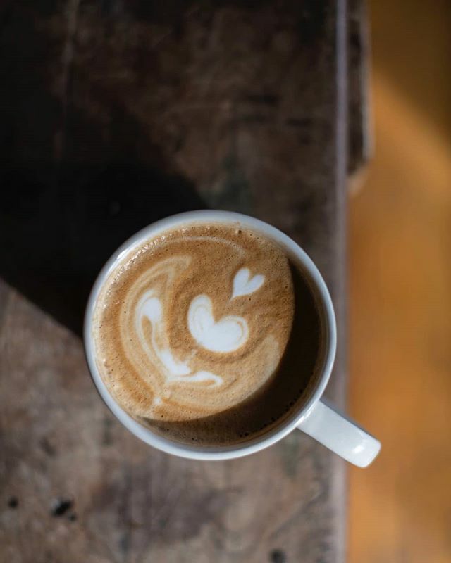 Perfect day for your favorite hot espresso drink here at Winslow's Home. Join us on this beautiful Fall day! #winslowshome #drinks #espresso #coffeestl #stlouis #fall