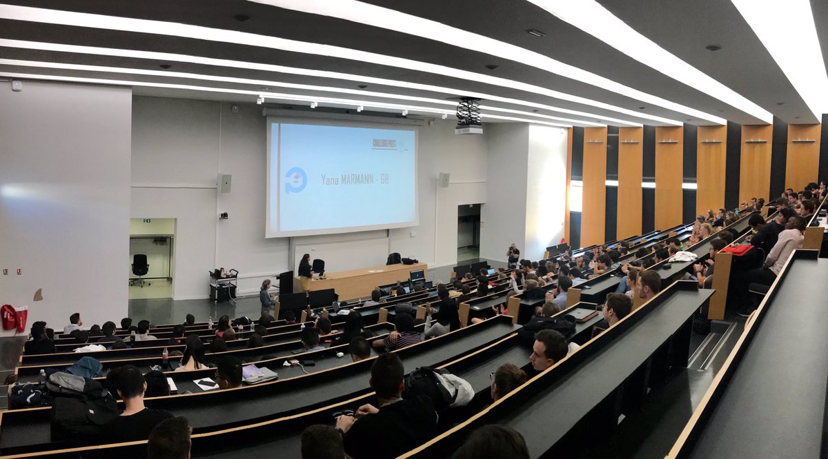PolytechNSophia's tweet image. Le « #Challenge ma vision de l’entreprise en 180 secondes » édition 2019 s’est déroulé hier sur le campus #SophiaTech. 
Nous partageons quelques moments de ce formidable événement !🏆