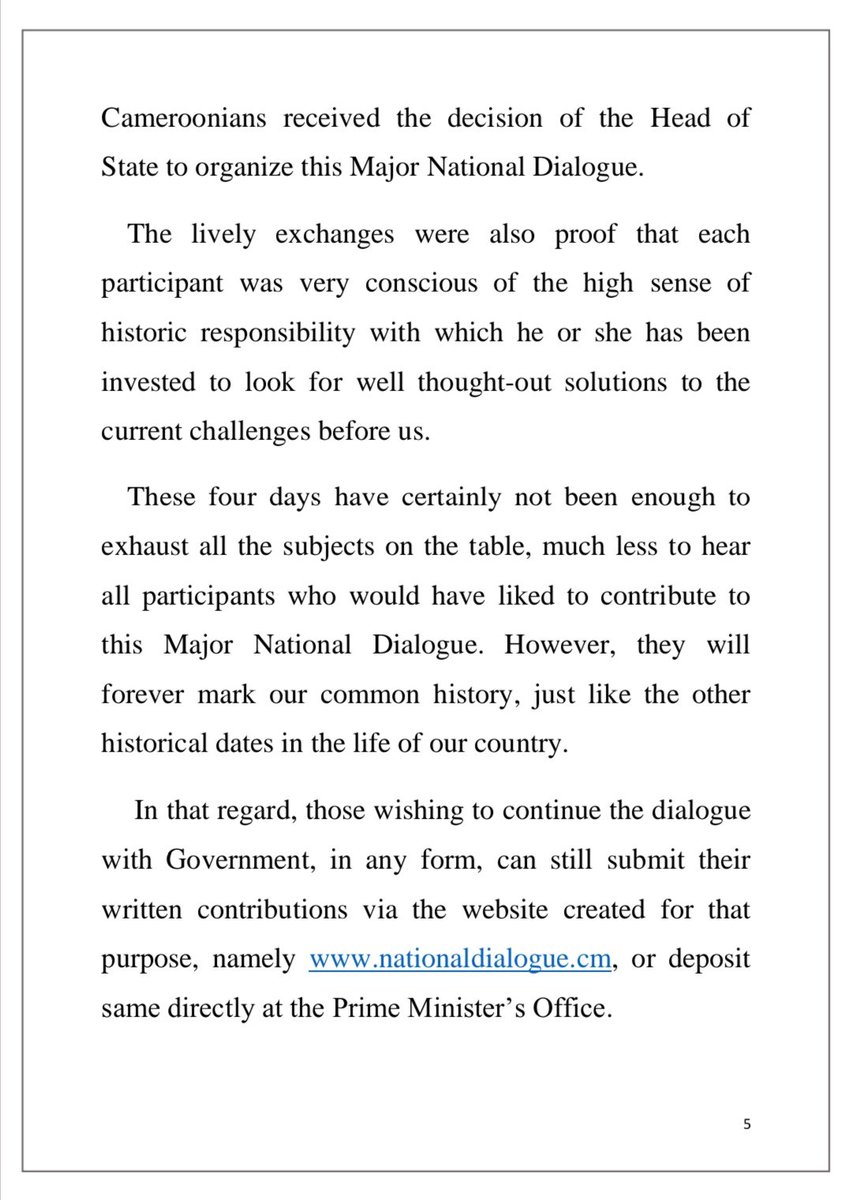 Major National Dialogue / Grand Dialogue National tweet media