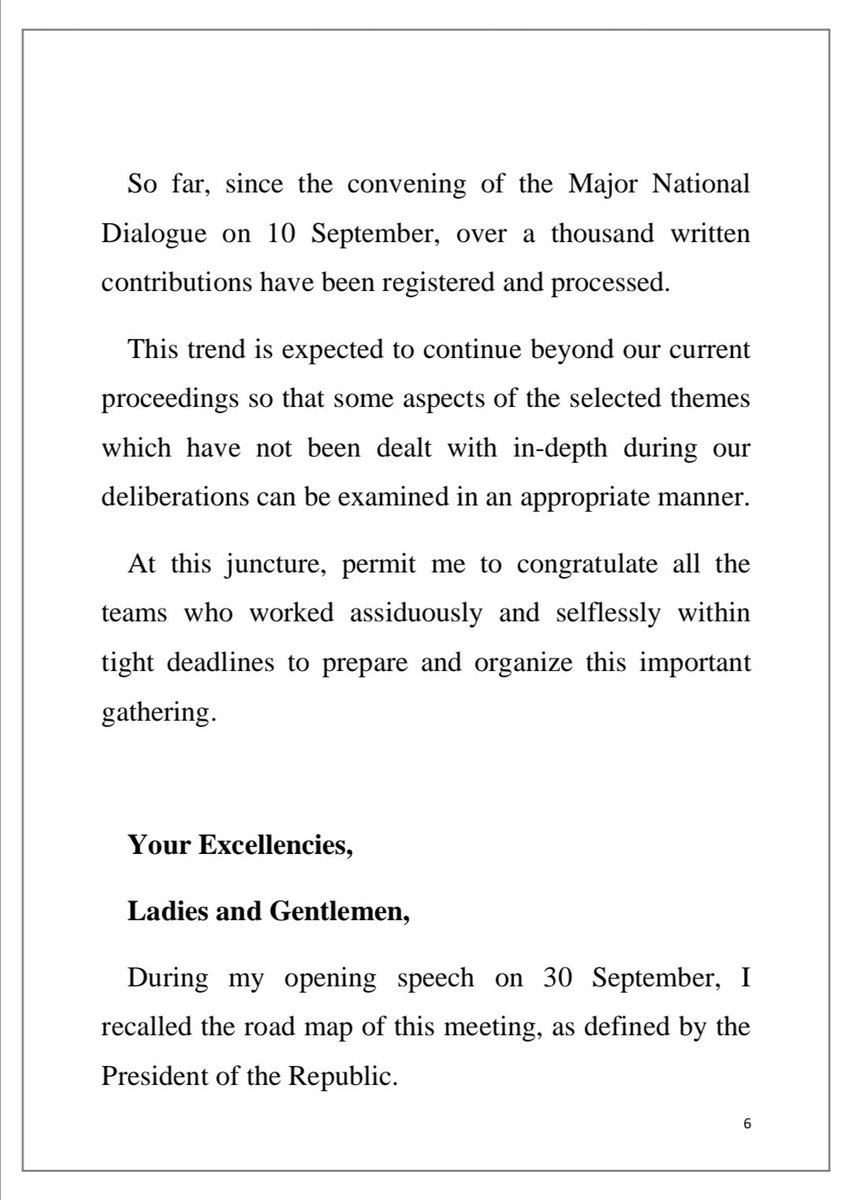 Major National Dialogue / Grand Dialogue National tweet media