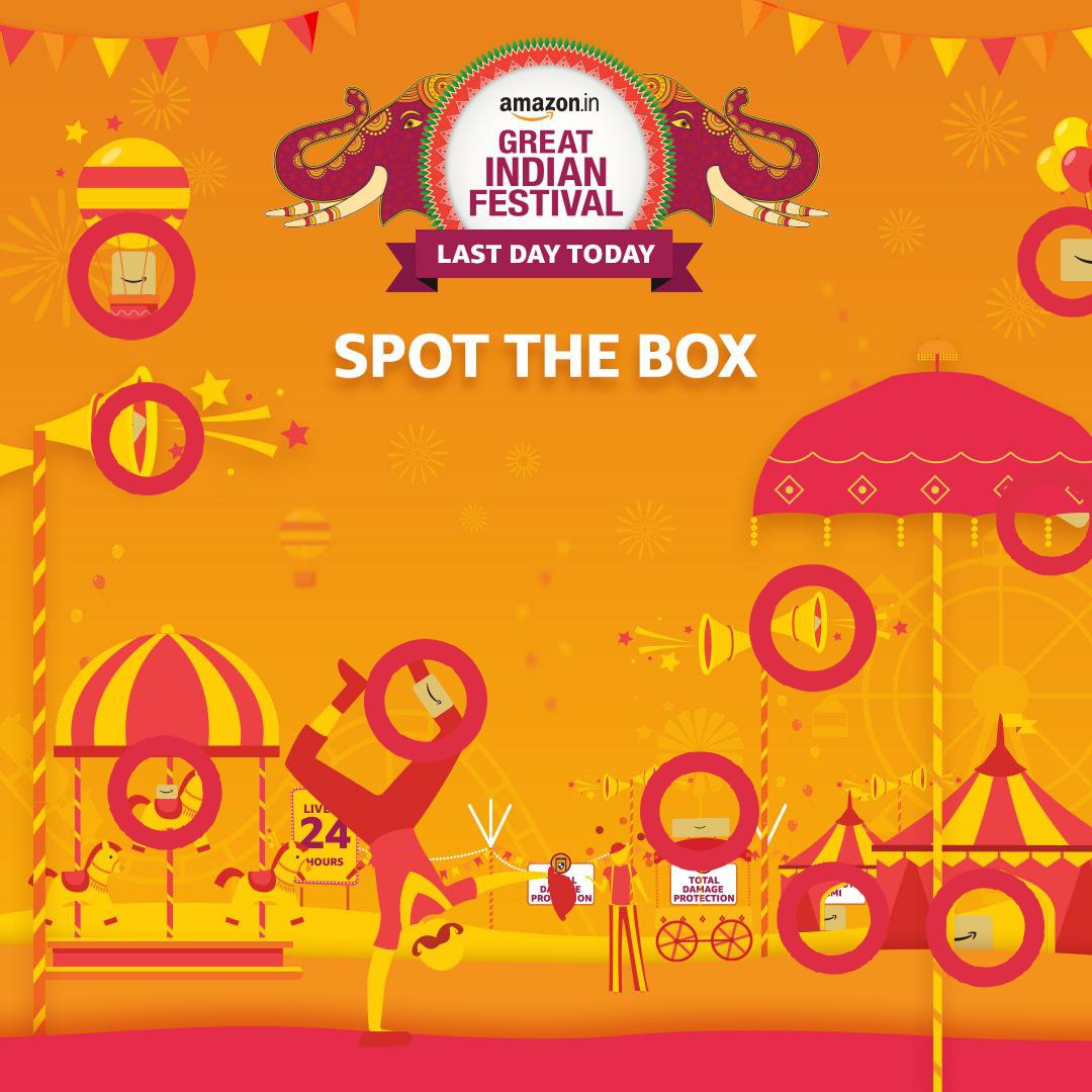 Sanjiv_34's tweet photo. @amazonIN Spot 10 Boxes
#FindTheAmazonBox #AmazonGreatIndianFestival @amazonIN
Join
@JainShantilal12
@Zaaid08
@snow_man_14
@Sagar14Naik
@ranchikuldeep
@Sandeeppalo_13
@mysterioussu
@NishantJain_88
@kapil_vinayak_
@karan875
@sengodan4
@sanchitabhartiy
@gopalsanthosh0
@v_srikanth70 https://t.co/DvijwQ4l1e