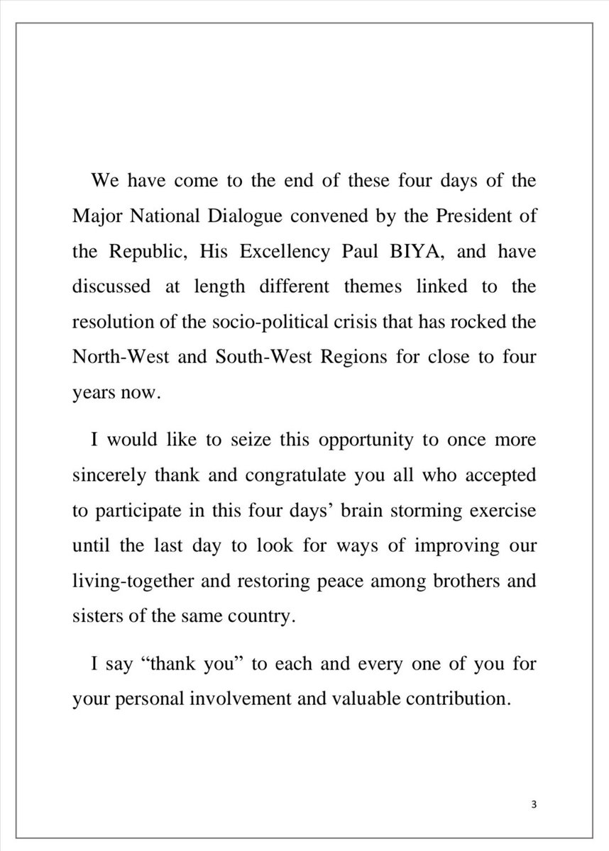 Major National Dialogue / Grand Dialogue National tweet media