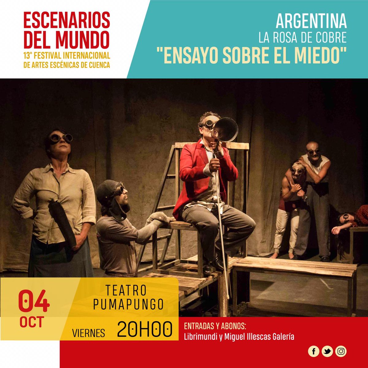 Escenarios del mundo continúa, hoy vamos al teatro.
Desdé Argentina.
No te quedes fuera.