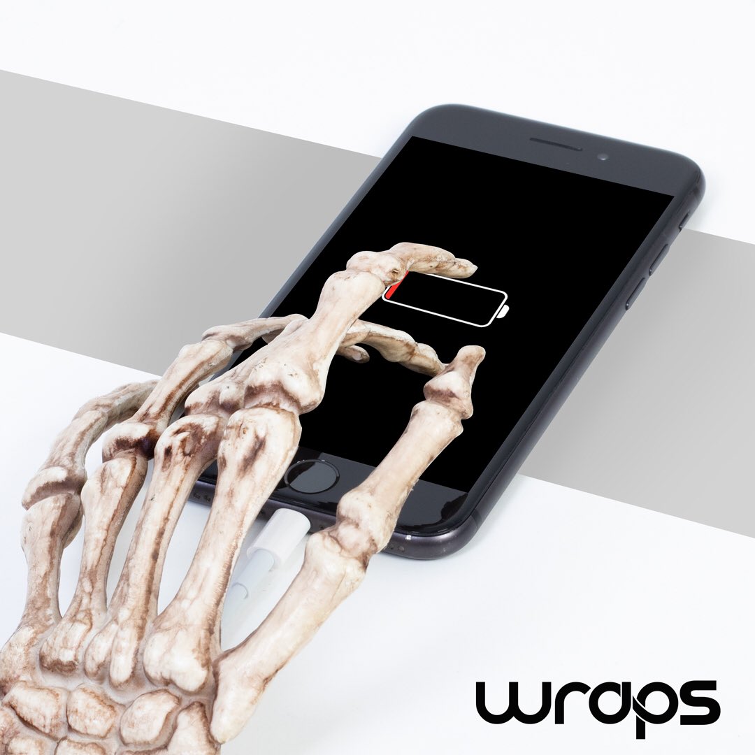 He regretted his choice of buying a cheap lightning cable when it took forever to charge...

Read our blog all about the importance of MFi 
Certification on mywraps.com/blogs/news/wha… !

#wearyourtech #apple #chargecables #gadgets #dailyessentials