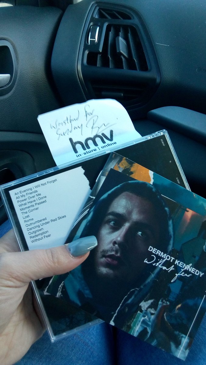 @DermotKennedy see you Sunday 😘 #WithoutFear #PowerOverMe #albumsigning #lovehim @hmvLiverpoolOne @hmvtweets