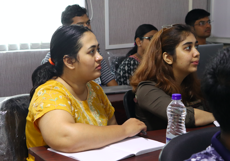 FireblazeAi's tweet photo. Glimpse of our last demo class in Pune. The josh is always high ๐
Register here for upcoming demo class in Pune: https://t.co/6oQPOsTwgd
#Pune #Datascience #weekdaybatch #WeekendBatch #ClassroomTraining #machinelearning #artificialintelligence https://t.co/BOYFNmHAci