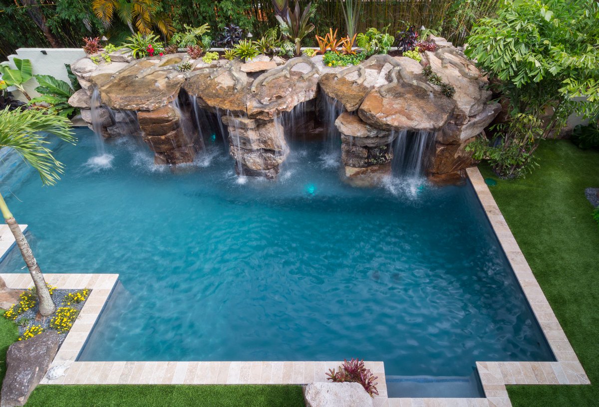 Lucaslagoonsdesign On Twitter This South Florida Custom Pool Is