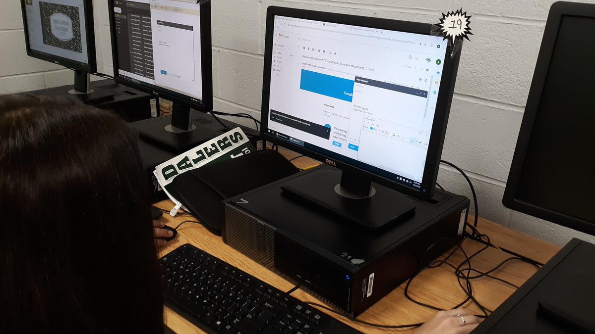 What are 8th graders doing in their computer technology classes? They are learning about the differences between informal and formal writing especially while writing e-mails! <a href="/PelechStanley/">d a v i d o s k i</a> <a href="/HMSDalers/">Luis Pena</a> <a href="/depierroHMS/">Cheryl DePierro</a>