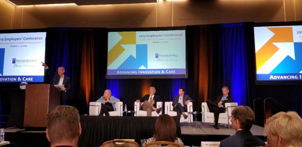 PartnerSource4U's tweet photo. Experts in radiology came together to discuss advancements and best practices in accurate readings of diagnostic testing. Thanks to panelists Dr. David Bauer, Dr. James Shirley, @jorey &amp; Dr. Melissa Tonn #partnersourceconference @authentic4d #partnersource #injuredworker https://t.co/pMJaoUjsig