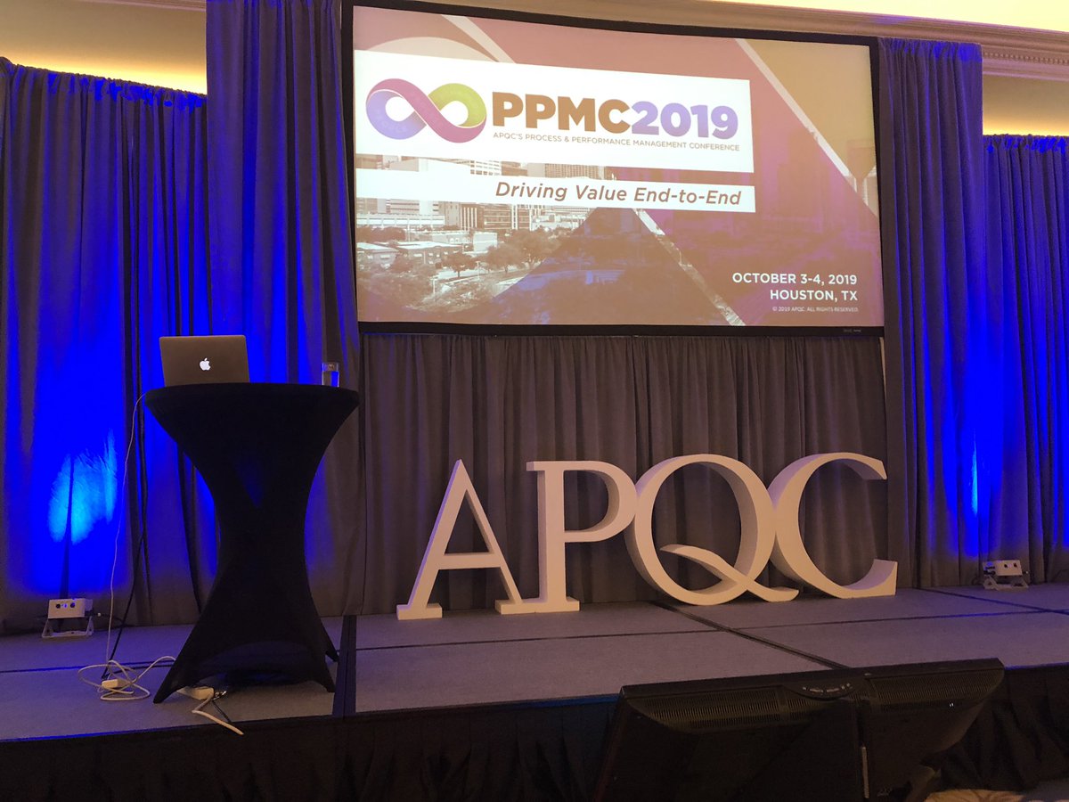 Thanks to everyone who attended APQC’s 2019 Process &amp; Performance Management Conference. We look forward to seeing you in 2020 #ppmc19