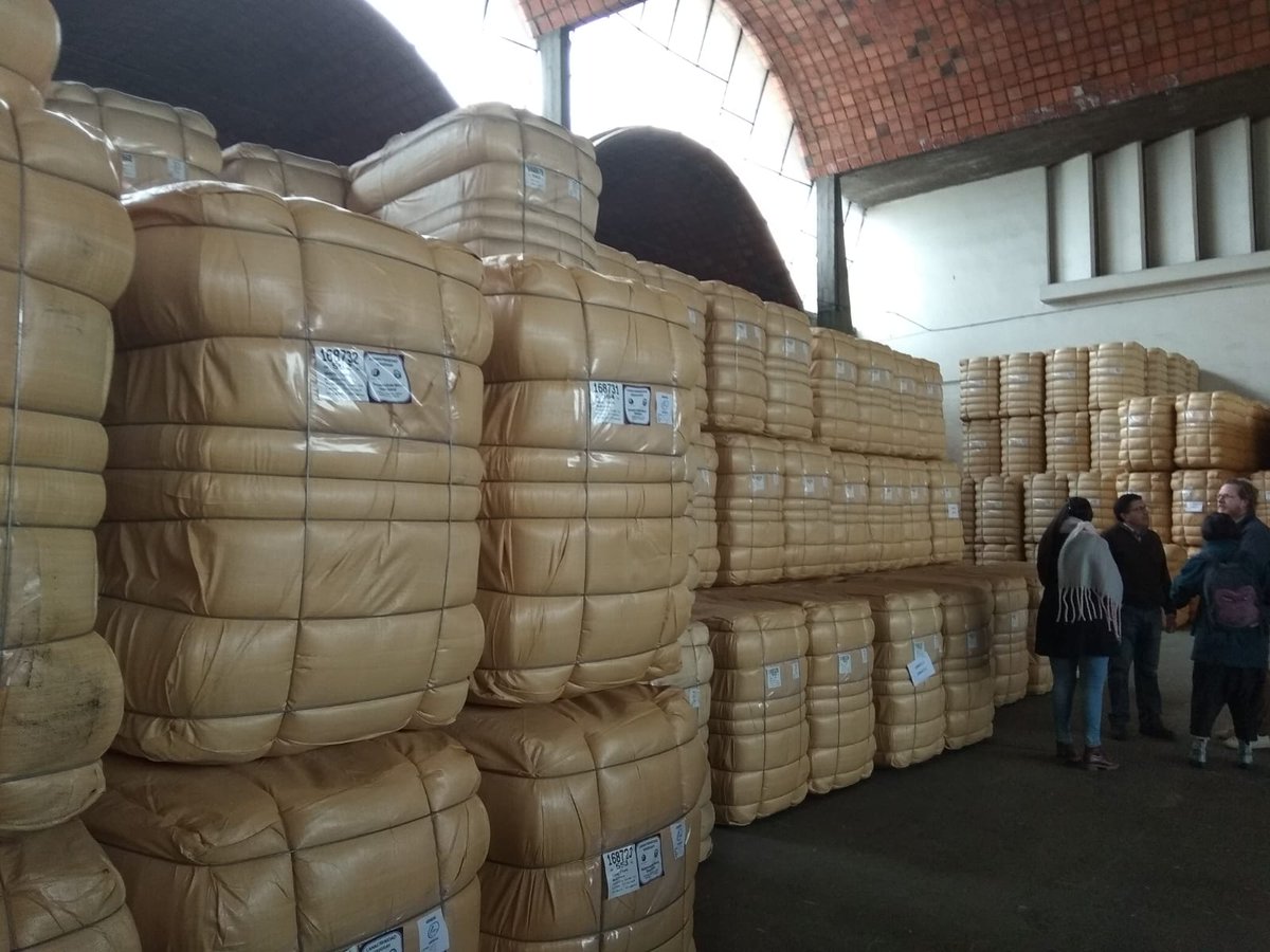 MarcaUruguay's tweet photo. En el marco de la misión inversa de moda, se realizó una visita a la cadena productiva de la lana, en la cual referentes de la moda internacional conocieron el proceso productivo. #WoolTour https://t.co/BRHOIgLUoG