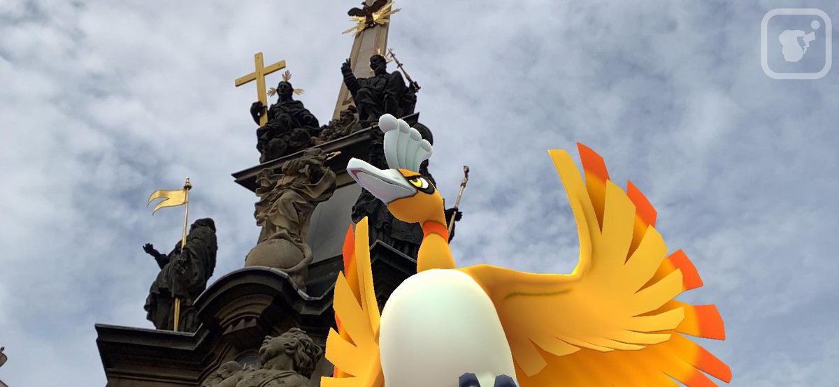 TotoLeti's tweet photo. #TotoTips
Retweet if you can, so that this message gets through to TrainerTips! ~ Majestic statue and a majestic legendary Pokémon. 🦅✨ Baroque art has very strong roots in Prague. You will meet its features on every step. 👣 #GOsnapshot #ZTDnews #PokemonGO https://t.co/A95ygc9tcd
