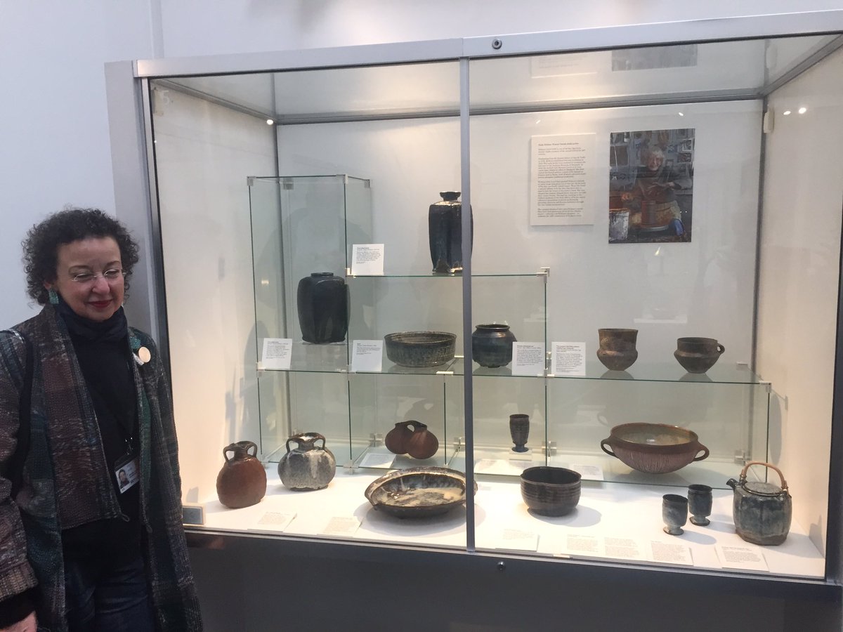 British Museum display of danish ceramist #Gutte Eriksen. If in London have a look.#BRITISHMUSEUM #studioceramics #danish #ceramics