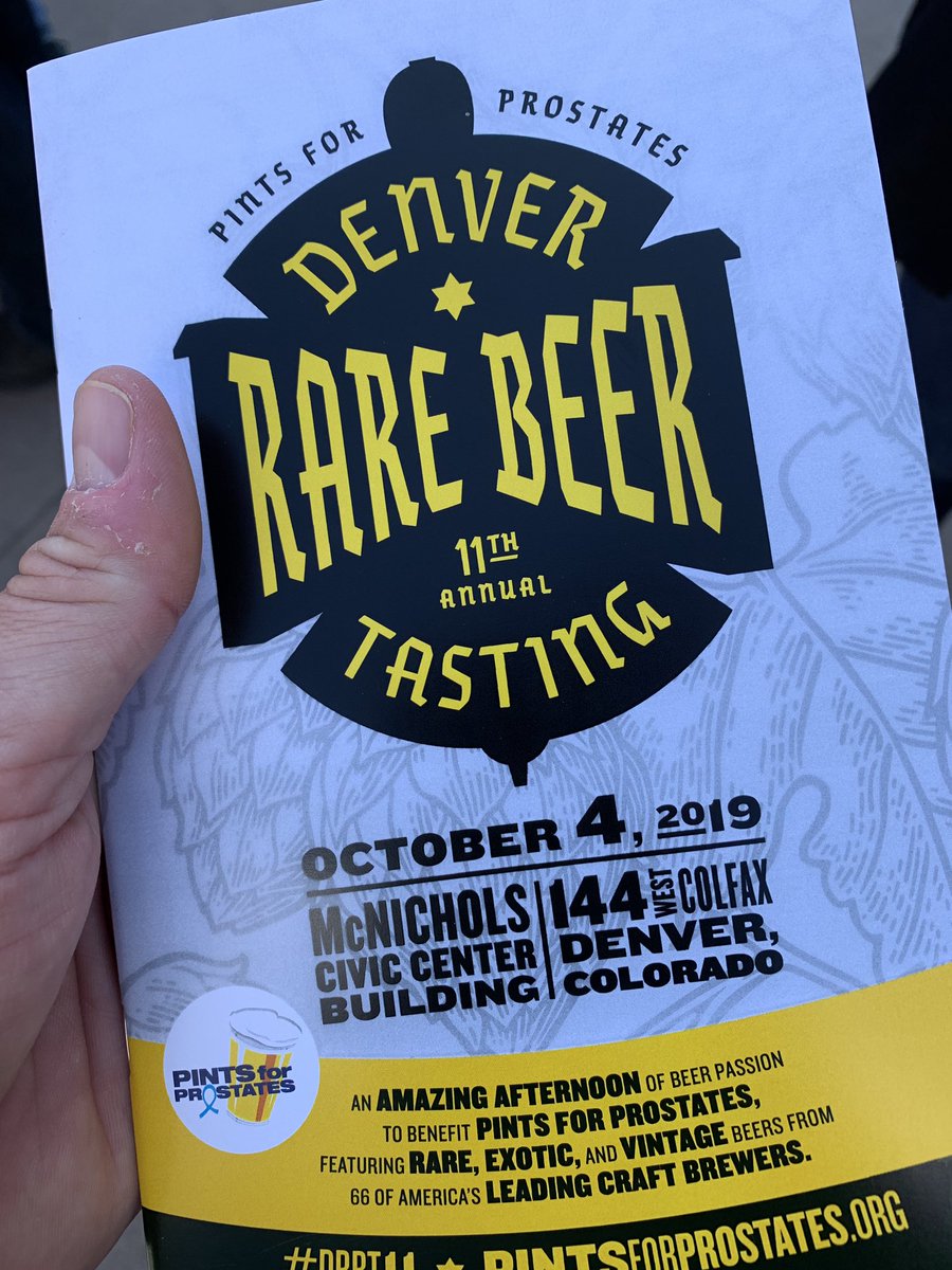 BigUglyBrewing's tweet photo. This is a must when at GABF! Plus you can get your PSA levels checked while you wait! 13 mins and let the games begin! #GABF2019 #BigBoldBeer #Rarebeer #whales #Stayhydrated #Craftbeer #Pintsforprostates #winning https://t.co/Y07VKMqwAE