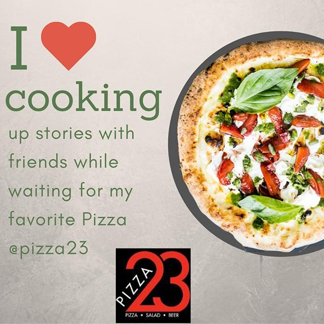 Love cooking…up stories then you ought to be pizza23okc!

#pizzapizzapizza #pizzalovers #pizza23okc #pizzainokc #okc  #salads #beer #drinks #pizza23 #pizzeria 
#pizzatime #pizzamania #pizzas #pizzapizzapizza