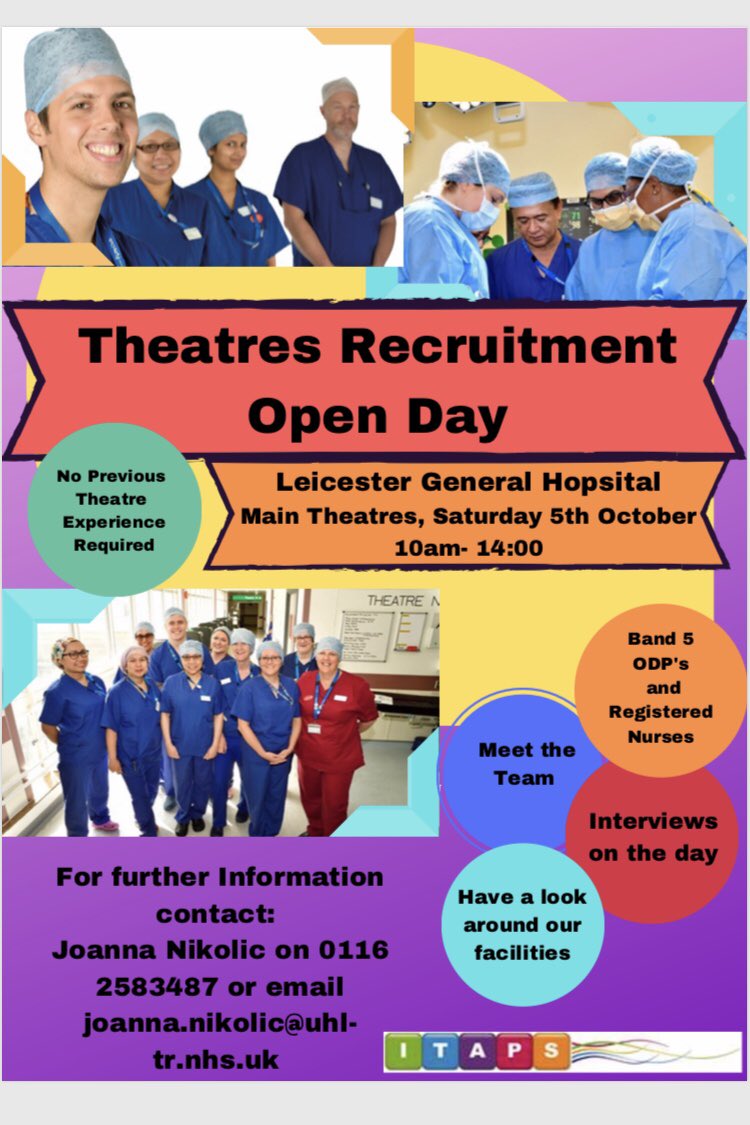 joanna_nikolic's tweet photo. Come and see us tomorrow morning from 10am!!! @Leic_hospital @MatronJason #teamitaps #uhl https://t.co/jKNim3KDKq