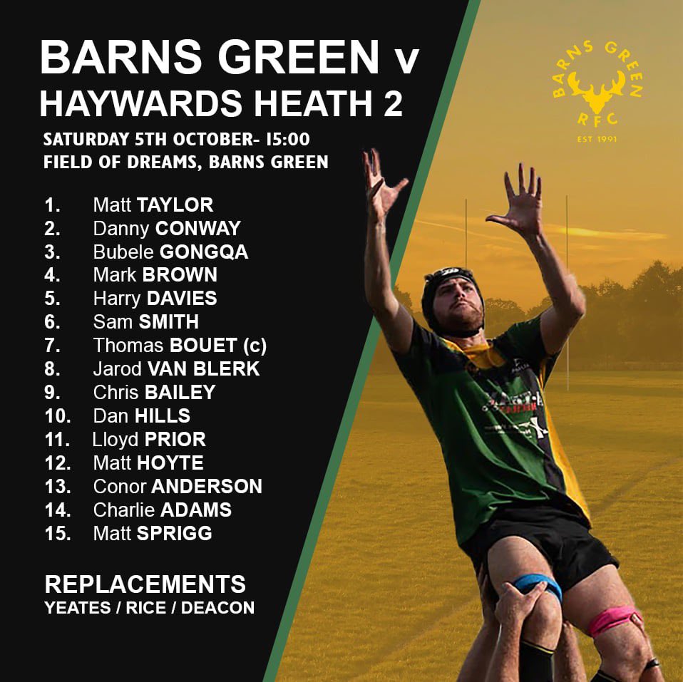 Barns Green RFC tweet media