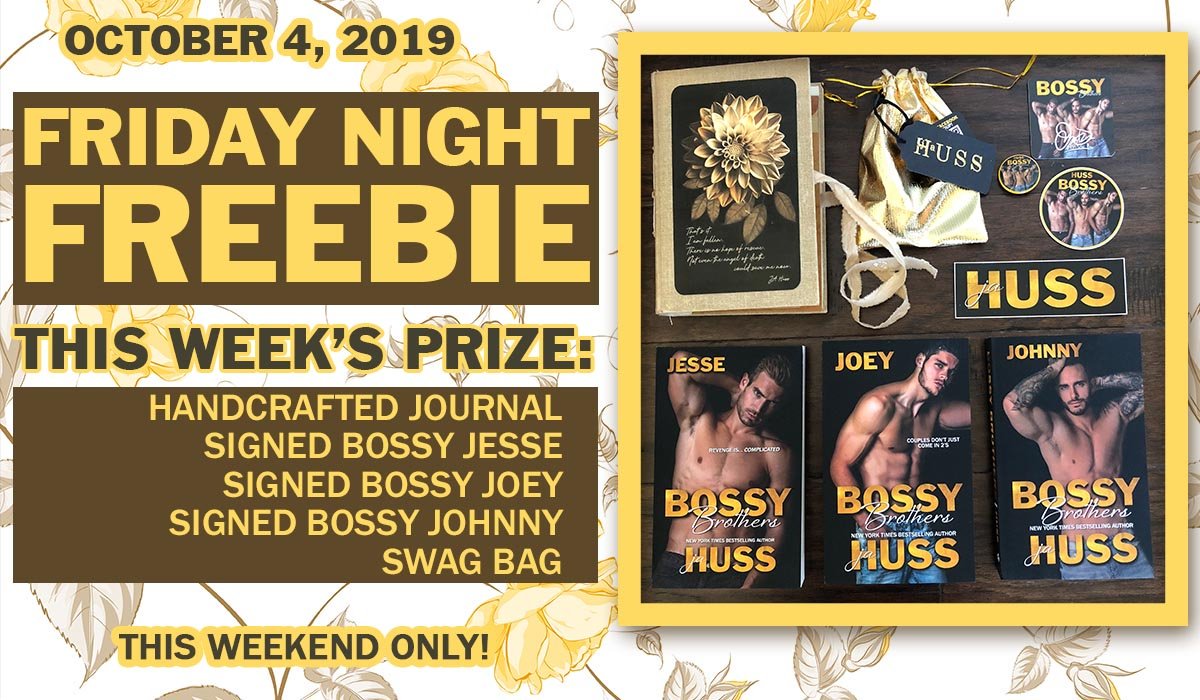 JAHuss's tweet photo. 🤩The Friday Night Freebie is live! 🤩
Enter here: https://t.co/3uwx7q4Eny
THIS WEEK'S PRIZE IS:
❤️HANDCRAFTED JOURNAL
❤️SIGNED BOSSY JESSE
❤️SIGNED BOSSY JOEY
❤️SIGNED BOSSY JOHNNY
❤️SWAG BAG https://t.co/TbwM3npsJb
