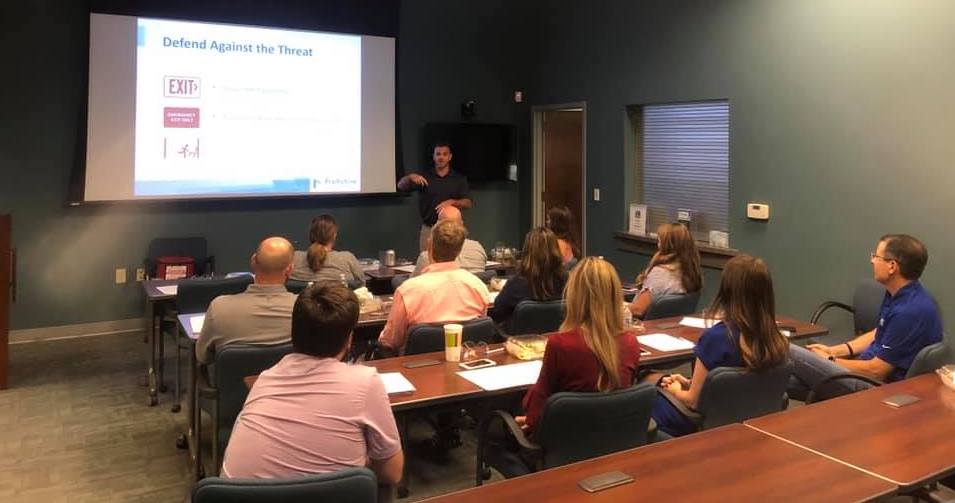 GroupProactive's tweet photo. From Greenville, SC to Greenville, CA, we're committed to equipping and empowering you and your team to effectively respond in an emergency. https://t.co/2hJeAj5Vri #stayproactive #activeshooterresponsetraining #corporatetraining #responsetraining #firstresponse https://t.co/LOUAyREY3w