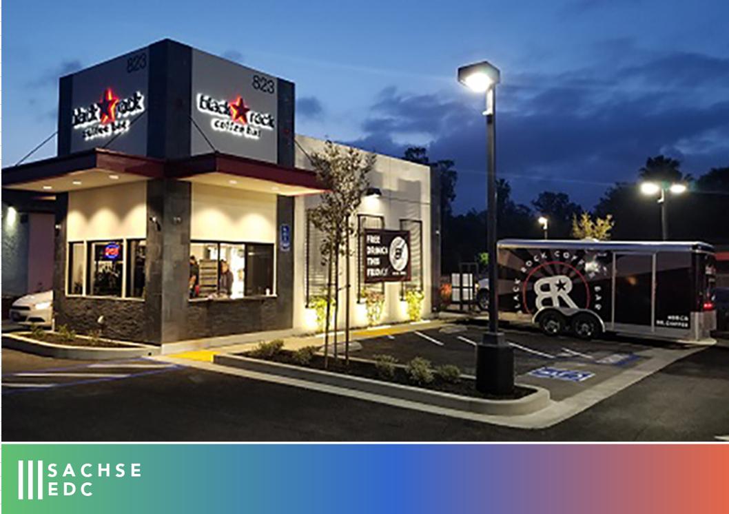 Black Rock Coffee Bar, a Portland, OR based coffee shop will be opening a location at the Shops at Woodbridge! Scheduled to open, summer of 2020, the company offers specialty coffee drinks and locally-sourced menu items. This location will be among the first in Texas. #SachseTX