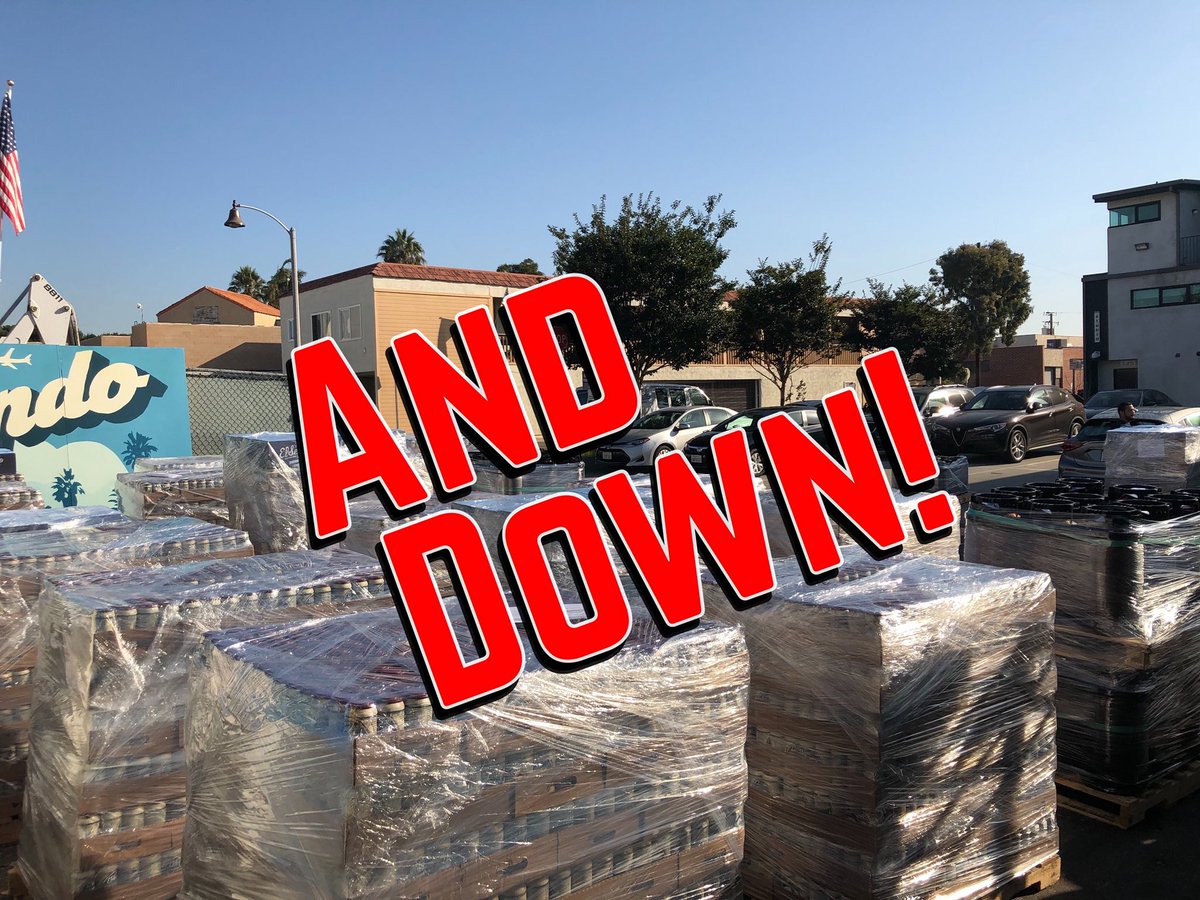 ESBCBrews's tweet photo. Loaded up and truckin’! We just put all these pallets of @steveaustinbsr Broken Skull IPA, Mayberry and Citra in a truck. Next stop- NEW YORK &amp; NEW JERSEY! 
#eastboundanddown #hellyeah https://t.co/MzUa5BR6cT