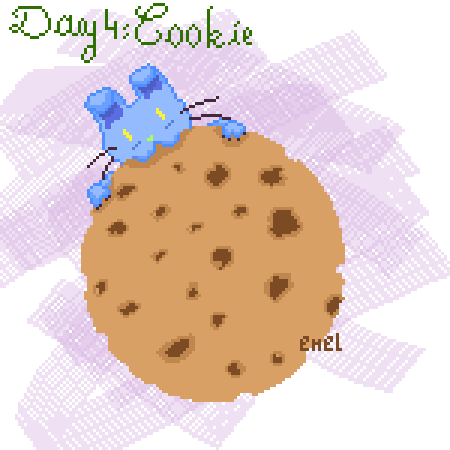 Ml_Miellle's tweet photo. Jour 4 : Cookie
Pas très inspirée pour celui-ci
#pixelart #pixel #art #inktober #day4 #inktober2019 #inktoberday4 #chilltober #octobit #cookie #creature #draw #chocolate #chocolatecookie #bluecreature https://t.co/fiBSXMcXgl