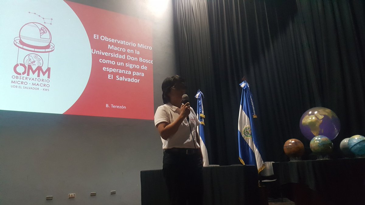 ommudb's tweet photo. Nuestra directora Brisa Terezón presenta el proyecto Observatorio Micro Macro UDB en el IV Congreso Regional de Ciencia y Tecnología. https://t.co/k4im97uT2K