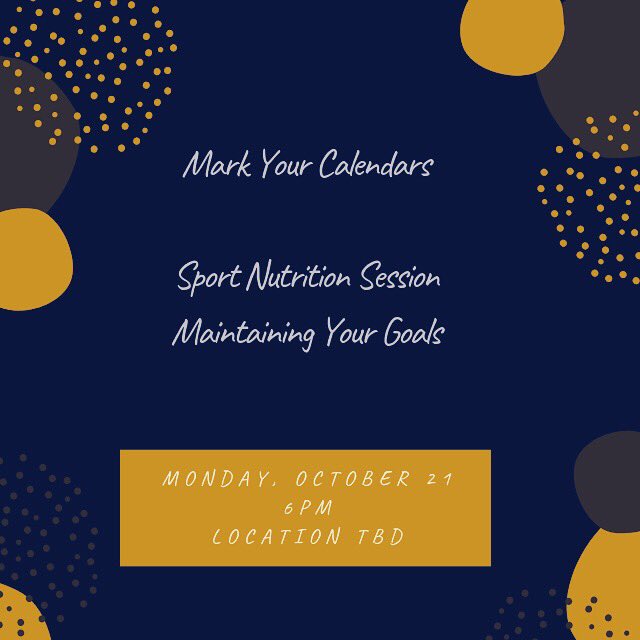 GoGriffsFuel's tweet image. Attend this session to learn tips and tools to help you stay focused and on track with your nutrition goals. There will even be some friendly competition with food prep to learn some quick fix meal and snack ideas to prepare in your dorm room or apartment. #griffs