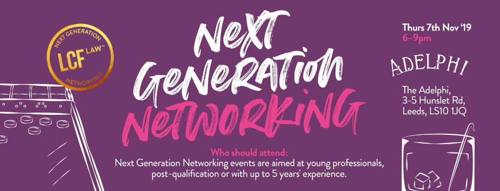 LawFairSquare's tweet image. Register here ow.ly/ce9m50wAqA7 for our #nextgenerationnetworking event which takes place on 7th November in #Leeds #youngprofessionals #Yorkshire