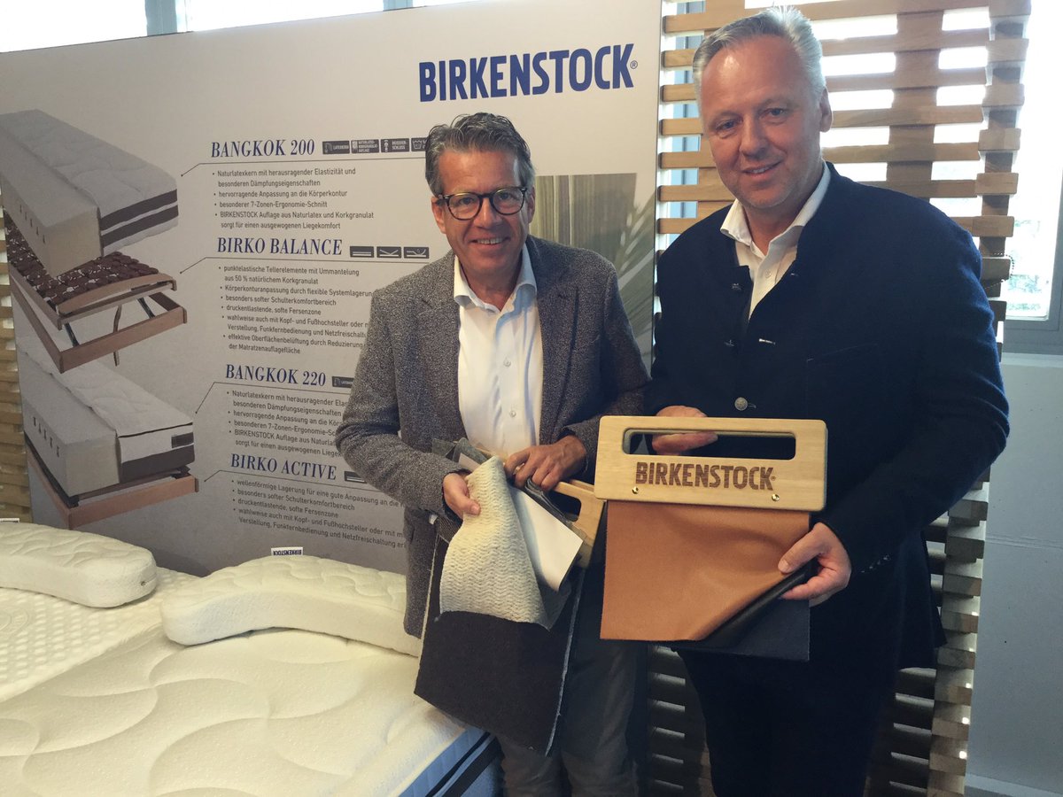 DT_Perry's tweet photo. Had a great visit to the beautiful Birkenstock mattress showroom at ADA in Anger, Austria. Michael Caudera, left, and Gerhard Vorraber showed me the line. Nice!
@FurnitureToday @BirkenstockPH #austrianadventure https://t.co/QYOfeUPiZs