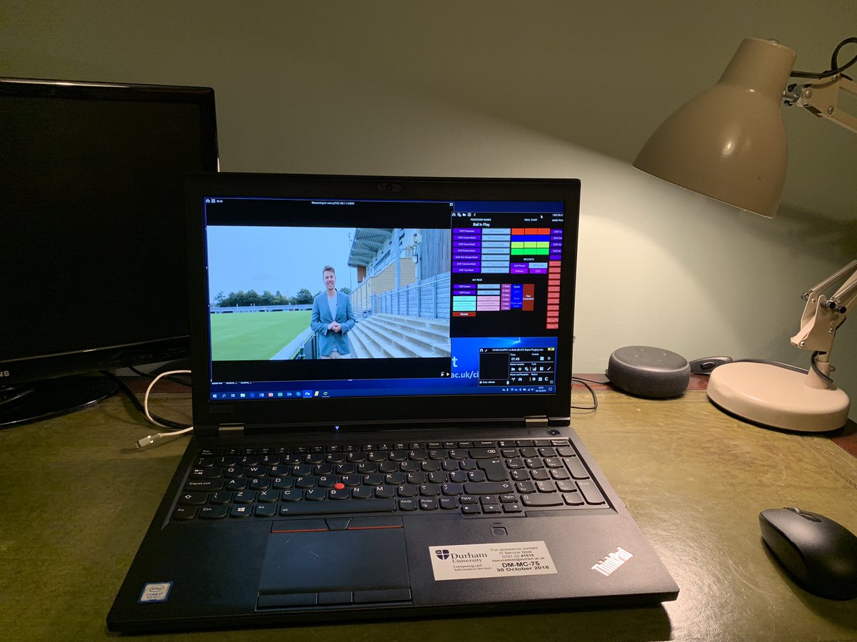 PerfAdvantage's tweet image. All set up and ready to go, coding @DURFC @BUCSSuperRugby game from the comfort of home using the new @Nacsport url live stream capture mode @AnalysisPro #RemoteAnalysis