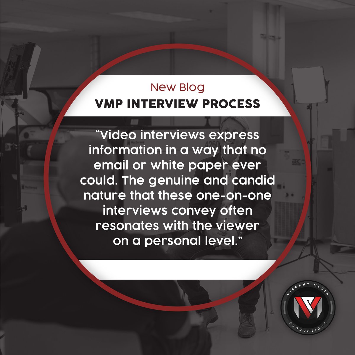Take a look at our recent blog post on our interview style, lots of great insight!

vibrantmediaproductions.com/vmp-interview-…
#videoproduction #orlando #corporatevideo #InterviewTips #blog #productionhub #orlandovideographer