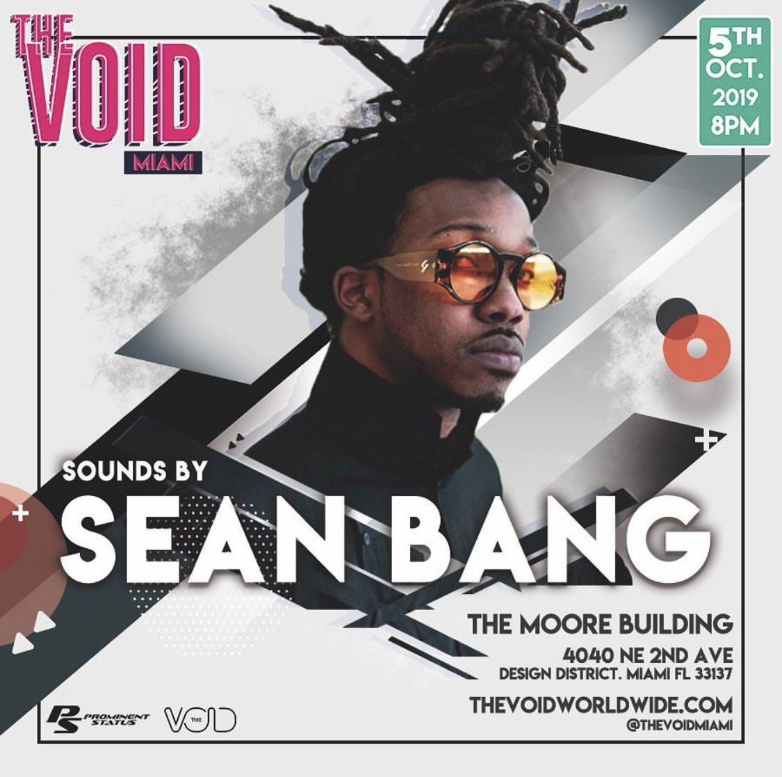 ayofloridashows's tweet photo. 📍

[TOMORROW]

@TheVoidMiami is back 

W/ @SeanBang_ 

The Moore Building 

10/5 8 PM

Pull up! #ayofloridashows https://t.co/k4Z1PE92nX