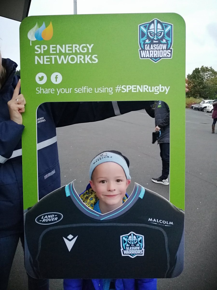 allybecket's tweet photo. Ready for his first @GlasgowWarriors experience! #SPENrugby https://t.co/RfvxaAniT3