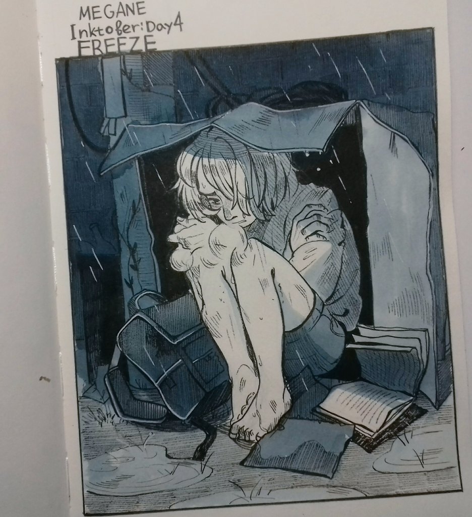 the first 4 #Inktober2019 drawings
#inktoberday4 