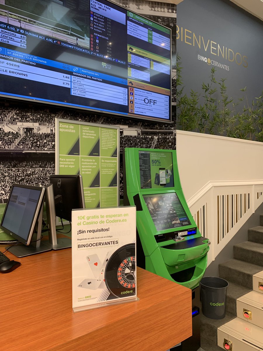 Bingo_Cervantes's tweet image. Sala de Apuestas #CodereApuestasAsturias  en #BingoCervantes de #Oviedo 

Date de Alta en CODERE.ES con nuestro Código BINGOCERVANTES