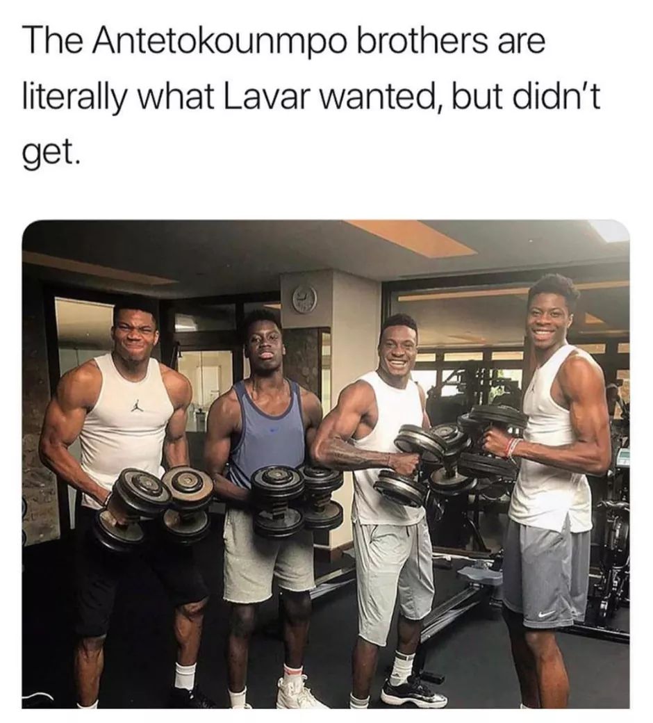 phatriq's tweet image. Lavar should have a 4 v 4 with him and his sons against the antetokounmpo bros. That would be amazing to watch #antetokoubros #ballislife #basketball #nba