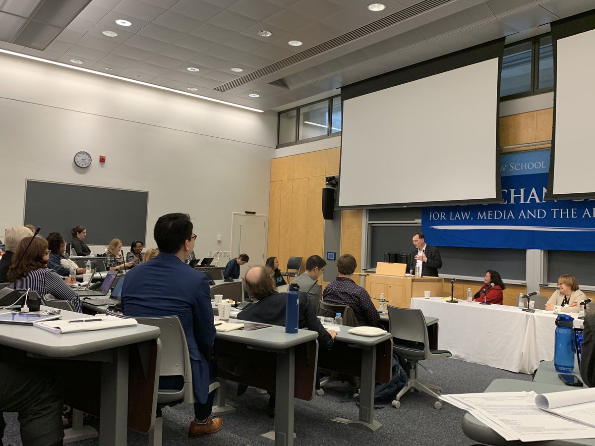 cherylfoong's tweet photo. Excellent panel sessions so far at the @KernochanCenter symposium: Exploring Copyrightability and Scope of Protection #copyright #uslaw #columbialawschool @ColumbiaLaw https://t.co/f0Nt0oJTLY