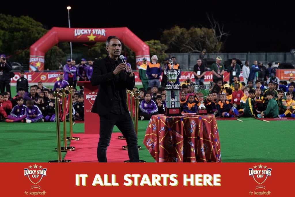 LuckyStarSA's tweet photo. .@ZaidOmar says that having @KaizerChiefs, @orlandopirates and @Masandawana playing in the Lucky Star Cup this year is a dream come true. #ItAllStartHere https://t.co/qIRNXz1LAv