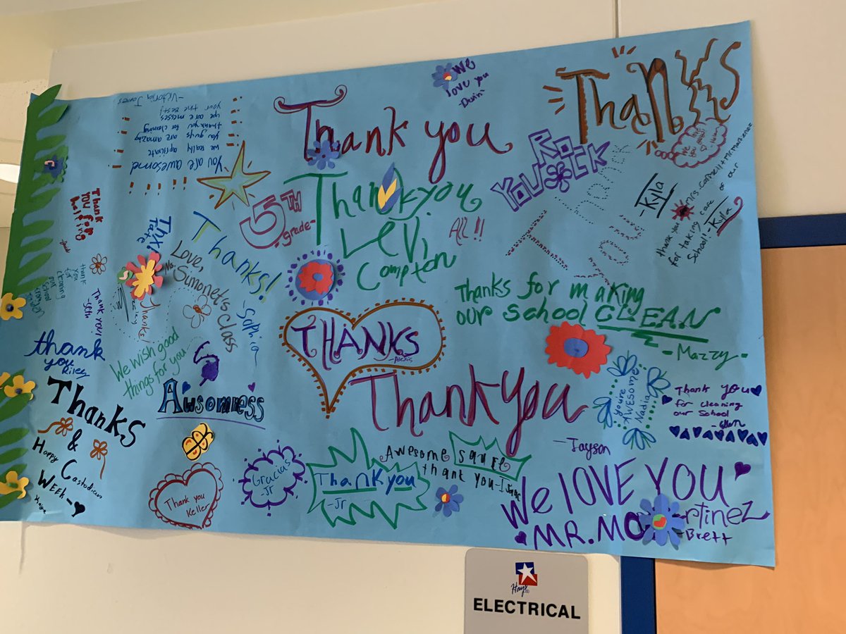 We love our custodians