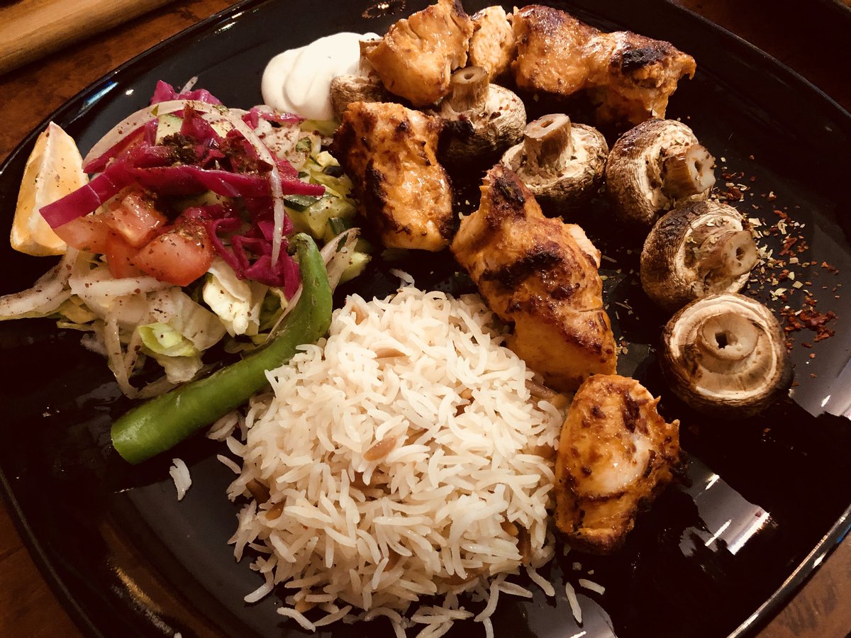 WyburnWayne's tweet photo. Finally got round to trying the new Troy Meze Bar on Wellfield Rd this evening! A gorgeous, freshly cooked, filling and healthy meal! Can’t fault it! Friendly and fast service too! We’ll be back! ⭐️⭐️⭐️⭐️⭐️ @troymezebar @VisitCardiff @CardiffLifeMag @RadioCardiff #CardiffDining https://t.co/qLUfeRfHyr