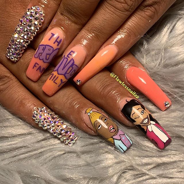 inmnails's tweet image. OMG who remember's this show?! LOL classic! Thank you @flawlessnailzz for sharing with us and a big shout out to our INM family! Happy Friday guys -Love INM #inm #inmnails #tgif #proudfamily #disney #art