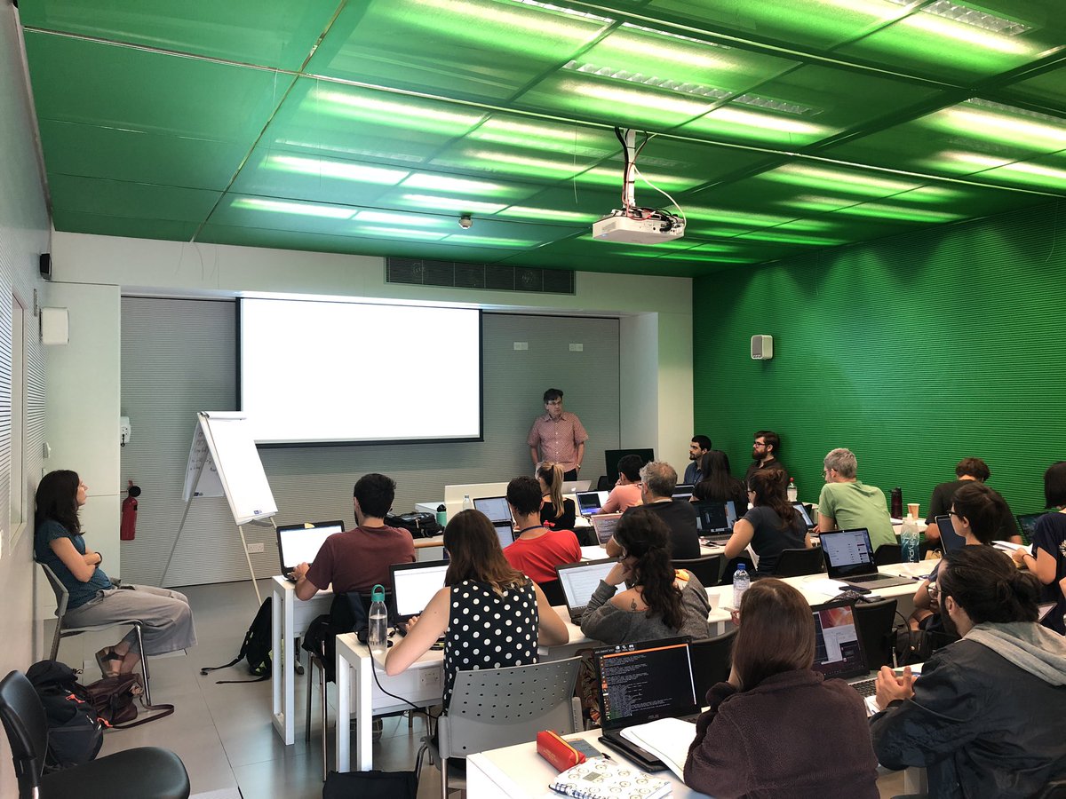 iBioGen_project's tweet photo. Linking metabarcoding and phylogenetics - a very inspiring talk by Alfried Vogler @Beetlephylo today at the “Analysis of metagenetic data for macroecology” workshop. Thank you Alfried! #Horizon2020 #metabarcoding #iBioGen #UCY https://t.co/tJpHkWtADp