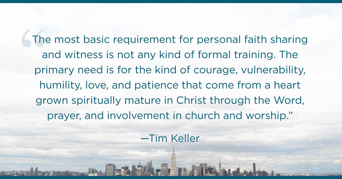 Read "Preparing to 'go and tell'"by <a href="/timkellernyc/">Timothy Keller (1950-2023)</a> in the Redeemer Report: redeemer.com/redeemer-repor…