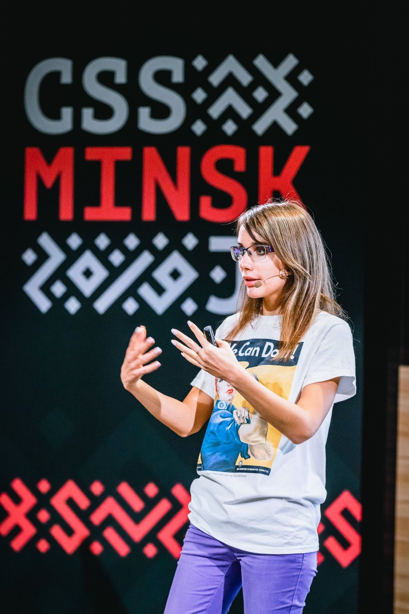 Lik04ka's tweet image. Photos from @CSS_Minsk_JS conference. Look at my hands, I definitely have the blood of Italians =) #CSSMinskJS
