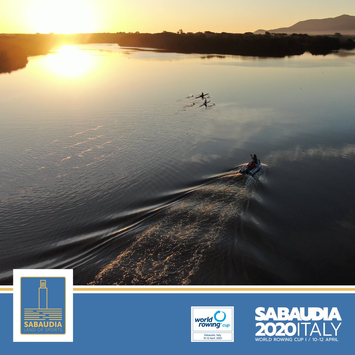 This is where many athletes have built their careers and World and Olympic successes. 💪 Discover Lake Paola (Sabaudia) at the first stage of the 2020 World Rowing Cup! 😍