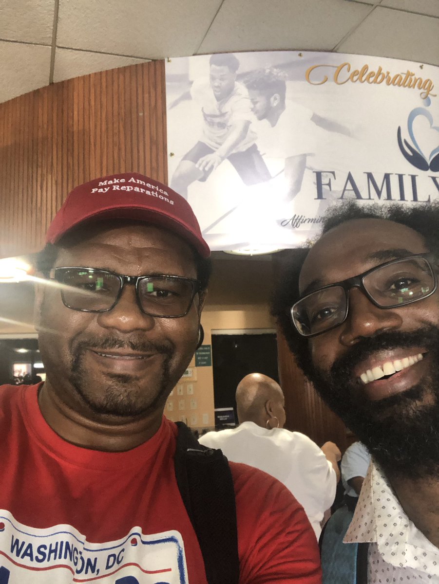 e_zola's tweet photo. I got to meet the great funky academic - Irami Osei-Frimpong. #MakeAmericapayreparations https://t.co/GoxwoEOsfq
