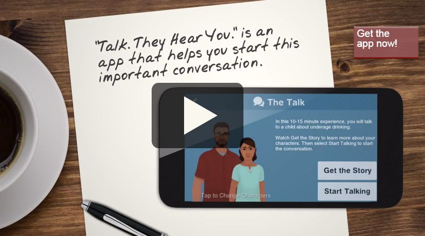 DHCS_CA's tweet photo. Not sure how to start a conversation with your child about #underagedrinking? You're not alone. Download the interactive “Talk. They Hear You” app to help you prepare: https://t.co/JomLooiKkZ.
#NSAPM #DHCSatWork #CaliforniaForAll #TalkTheyHearYou #WeTalked https://t.co/fax8PNJhWs