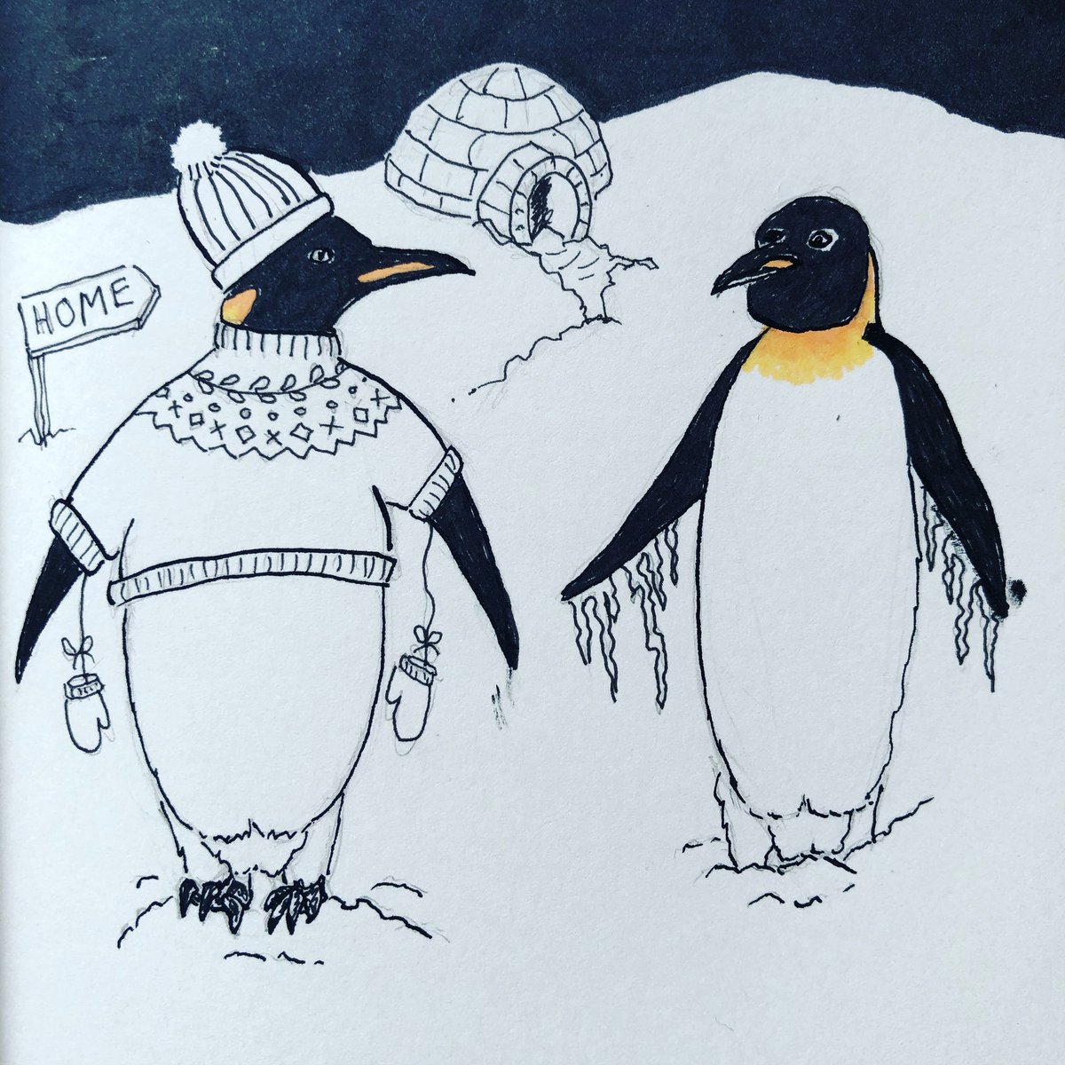 Day 4: F R E E Z E

#Inktober2019 #inktober